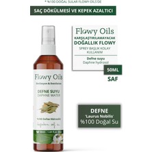 Flowy Oils Defne Suyu %100 Tam Saf Doğal Yağlı Distilasyon Hidrosöl Suyu Tonik Daphne Hydrosol Tonic 50ML