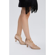 Valmenti Bianca Kadın Nude Hakiki Deri Topuklu Ayakkabı 613 26818 Bn Ayk Y23