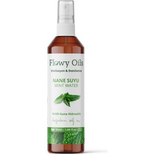 Flowy Oils Nane Suyu Arındırıcı Tonik %100 Tam Saf Doğal Yağlı Distilasyon Hidrosöl Suyu Mint Hydrosol  50ML