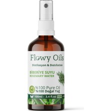 Flowy Oils Biberiye Suyu Sebum ve Yağ Dengeleyici Cam Şişe %100 Tam Saf Doğal Yağlı Hidrosöl Rosemary 100ML