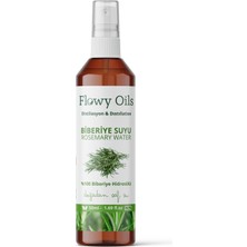 Flowy Oils Biberiye Suyu Sebum ve Yağ Dengeleyici %100 Tam Saf Doğal Yağlı Distilasyon Hidrosöl Rosemary 50ML