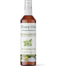 Flowy Oils Portakal Çiçeği Suyu Yaşlanma ve Akne Karşıtı %100 Tam Saf Doğal Yağlı Distilasyon Hidrosöl 50ML