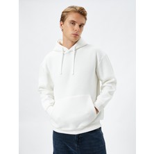 Koton Kapşonlu Sweat Kanguru Cep Detaylı Uzun Kollu