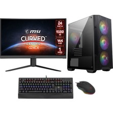 Go Gamer IG579DS Intel Core i5 13400 8GB 1TB SSD Windows 11 Pro 23.6" Masaüstü Bilgisayar