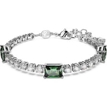 Swarovski 5666422 Swarovski Bilezik Matrix:tb Green Stones Gre/rhs M