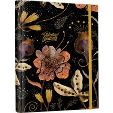 Victoria's Journals Gizli Spiralli Defter Sert Kapak 192 Sayfa 96 Yaprak 17X24 cm 90GR. Çizgili