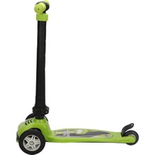 Pilsan Power 3 Tekerlekli Katlanabilir Işıklı Yeşil Scooter