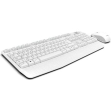 Turbox Workeys Office USB Kablosuz 2.4ghz Beyaz Multimedya Standart Q Kablosuz Klavye ve Mouse