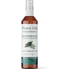 Flowy Oils Okaliptus Suyu Arındırıcı Tonik %100 Tam Saf Doğal Yağlı Distilasyon Hidrosöl Suyu Eucalyptus  50ML