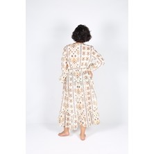 Luckka Heritage Kadın Plaj Kaftan Kimono Pareo - Ztkimono