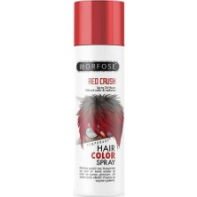 Morfose 24 Saate Kadar Etkili Kırmızı Renkli Saç Spreyi 150 ml Geçici Formda Parlaklık Sağlar