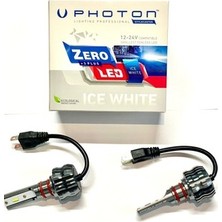 Photon Zero H4 Ice Whıte +3 Plus Fansız LED 12V-24V Ampul