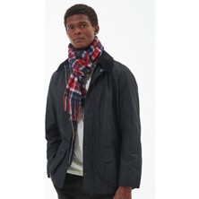 Barbour Unisex Tartan Yün Atkı (%100 Lambswool) RE75 Cranberry Tartan