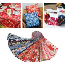 Basto 40PCS Japon Tarzı Pamuklu Kumaş Şeritler Demet Diy Zanaat Kumaş Patchwork 6.5X50CM (Yurt Dışından)