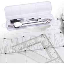 Basto Pusula Matematik Araçları Çizme Mühendis Evi Çizim Argent 11.5cm Için Geometri Için Pusula (Yurt Dışından)