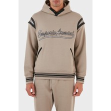 Emporio Armani Logolu Kapüşonlu Kanguru Cepli % 100 Pamuk Regular Fit Sweat Erkek Sweat 6R1MG1 1jwpz 0643