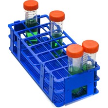 Zürih Ticaret ZURIHLAB Falcon/Falkon Tüpü Standı 21 Tüplük 30 mm - Deney Tüpü Standı - Asit/Baz/Solventlere Karşı Dayanıklıdır