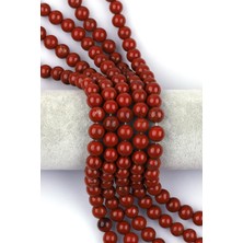 Red Jasper Doğal Taş Dizi 10 mm Küre Kesim