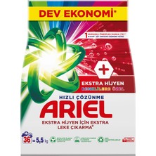 Ariel Renklilere Özel Extra Hijyen 5.5 Kg Toz Çamaşır Deterjanı