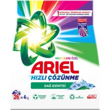 Ariel Dağ Esintisi Renklilere Özel 4 Kg Toz Çamaşır Deterjanı