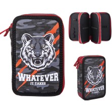 Hoalaa Tiger 3 Katlı Kalem Çantası P-210170
