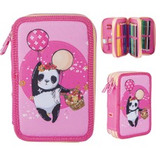 Hoalaa Panda 3 Katlı Dolu Kalem Çantası P-210129