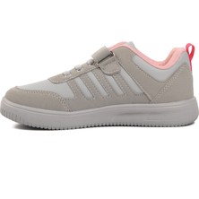 Walkway Mely-F Buz-Pudra Cırtlı Çocuk Sneaker