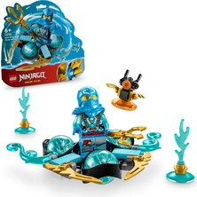 LEGO  Ninjago Nya'nın Ejderha Gücü Spinjitzu Drifti 71778 - 6 Yaş ve Üzeri Çocuklar İçin Nya Minifigür İçeren Yaratıcı Oyuncak Yapım Seti (57 Parça)