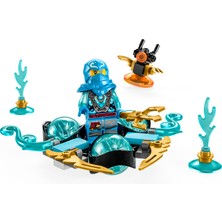 LEGO  Ninjago Nya'nın Ejderha Gücü Spinjitzu Drifti 71778 - 6 Yaş ve Üzeri Çocuklar İçin Nya Minifigür İçeren Yaratıcı Oyuncak Yapım Seti (57 Parça)