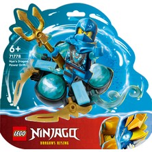 LEGO  Ninjago Nya'nın Ejderha Gücü Spinjitzu Drifti 71778 - 6 Yaş ve Üzeri Çocuklar İçin Nya Minifigür İçeren Yaratıcı Oyuncak Yapım Seti (57 Parça)