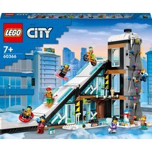 LEGO® City Kayak ve Dağcılık Merkezi 60366 - 7 Yaş ve Üzeri Kayak Hayranı Çocuklar İçin  Yaratıcı Oyuncak Yapım Seti (1.054 Parça)