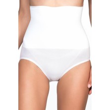 Emay Beyaz Masajlı Double Slip Korse