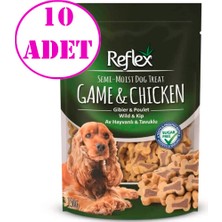 Reflex Av Hayvanlı ve Tavuklu Yumuşak Köpek Ödülü 150GR 10 Ad