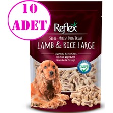 Reflex Kuzulu ve Prinçli Büyük Kemikler Yumuşak Köpek Ödülü 150GR 10 Ad
