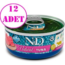 N&d Natural Ton Balıklı Yetişkin Kedi Konservesi 70 gr 12 Ad