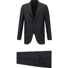 Kiğılı 7 Drop Slim Fit Dar Kesim Yünlü Kareli Takım Elbise