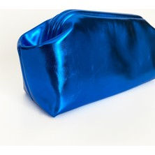 Heybes Kadın Parlak Dokulu Deri Clutch El Çantası
