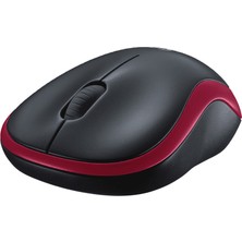 LOGITECH M185 KIRMIZI KABLOSUZ MOUSE