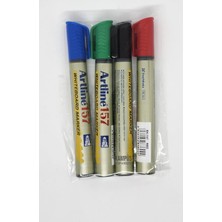 Artline ARTLINE157 Tahta Kalem Seti 4renk Siyah-Kırmızı-Mavi-Yeşil
