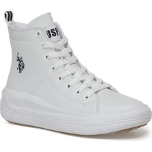 U.s. Polo Assn. Clementıne Pu 3pr Beyaz Kadın High Sneaker