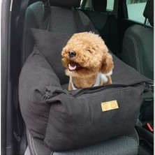 Petty Comfort  Köpek Oto Koltuğu-Köpek Seyahat Koltuğu-Ayarlanabilir Çift Kordon-Köpek Kedi Yatağı-Taşınabilir