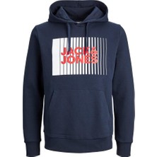 Jack & Jones Jjecorp Logo Sweat Hood Play Noos Lacivert