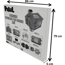 Pırıl Boyalamalı Oyun Evi - Oyuncak Kutusu Hediyeli
