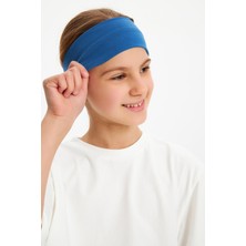 Babygiz Parlament-Beyaz Kız Pamuklu Penye T-Shirt Bandana 2^li Takım -Spor Rahat Best Of Koleksiyon 3