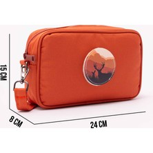 Kaff Kiremit K00700 Değiştirilebilir Stickerlı Çapraz Askılı El Ve Omuz Çantası