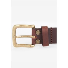 Barbour Double Rivet Kemer BR51 Dk Brown