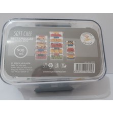 Gıda Saklama Kabı 900ML Kapaklı Sızdırmaz Gıda Kabı Ev Ofis Piknik Için