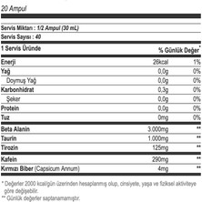 Olimp R-Weiler Shot 20 Ampul - Portakal Aromalı