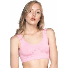 Emay Pembe Soft Kalın Askı Büstiyer