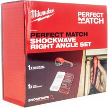 Milwaukee 49 Parça Shockwave Dik Açılı Darbeli Bits Seti 4932492656